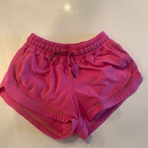 Pink LULULEMON shorts